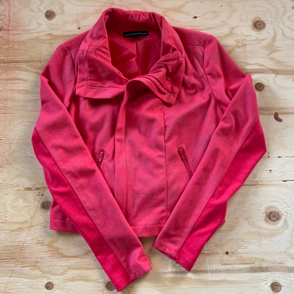 Rock & Republic Moto Crop Jacket